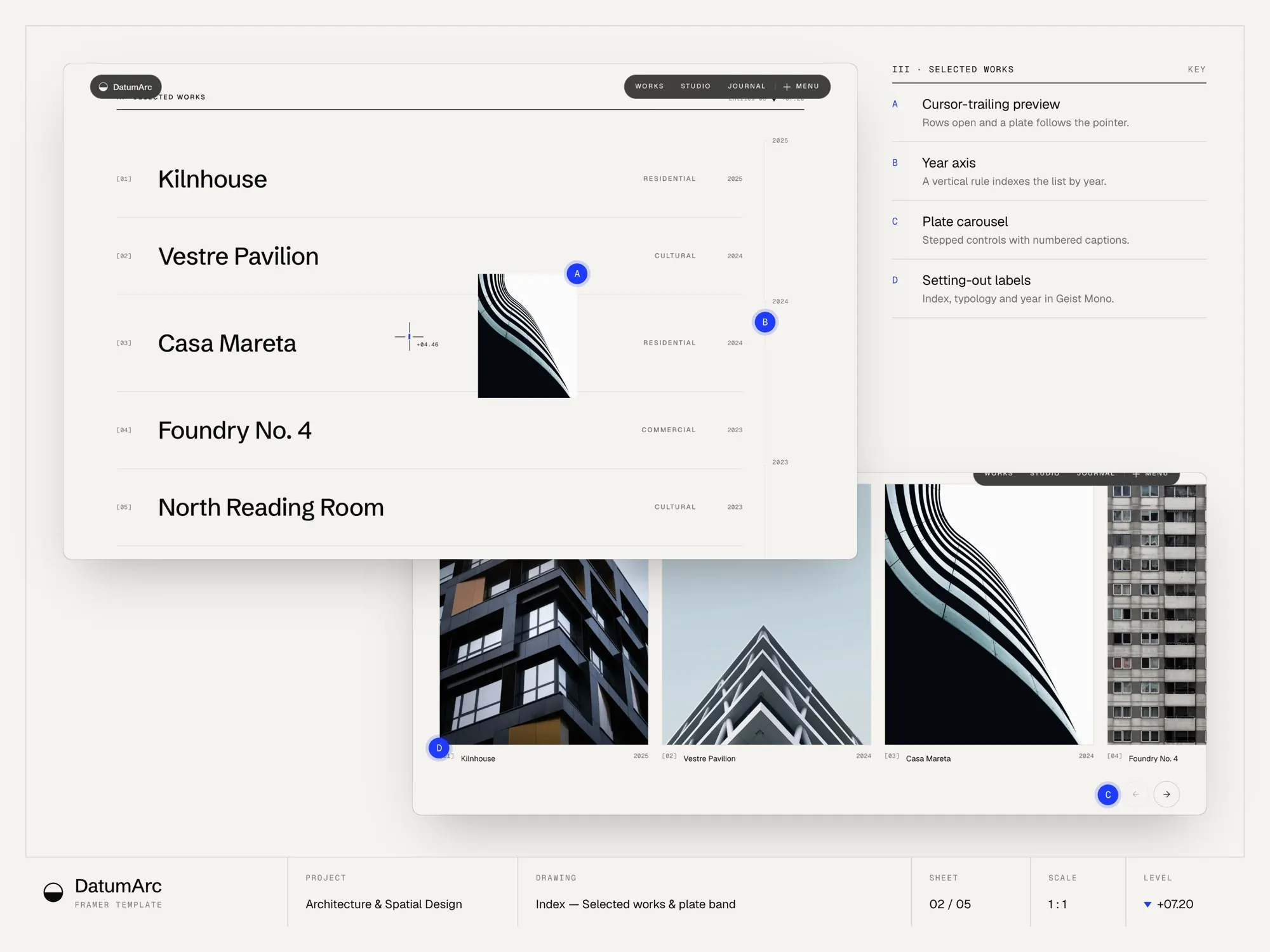 DatumArc, more pages