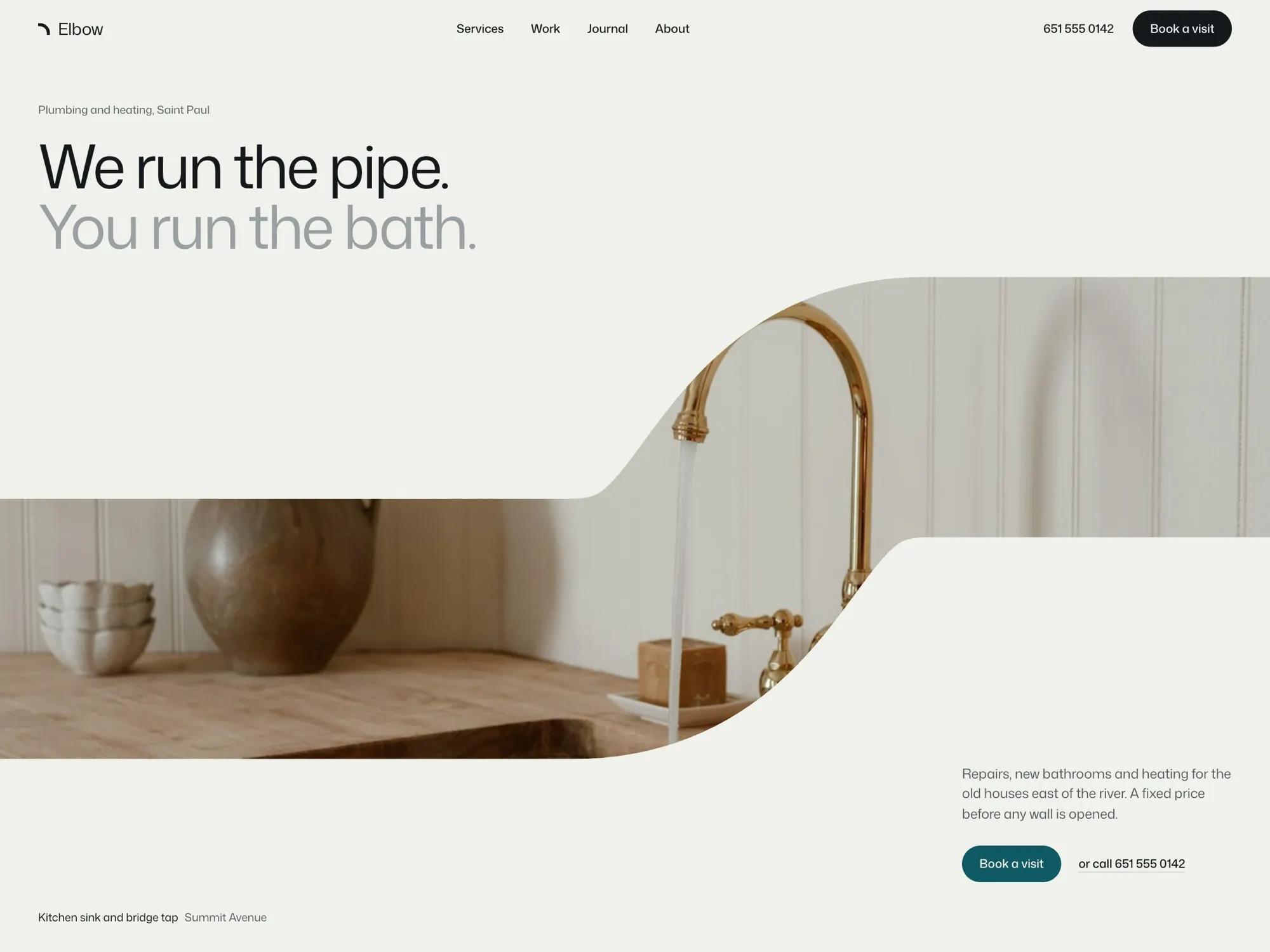 Elbow home page