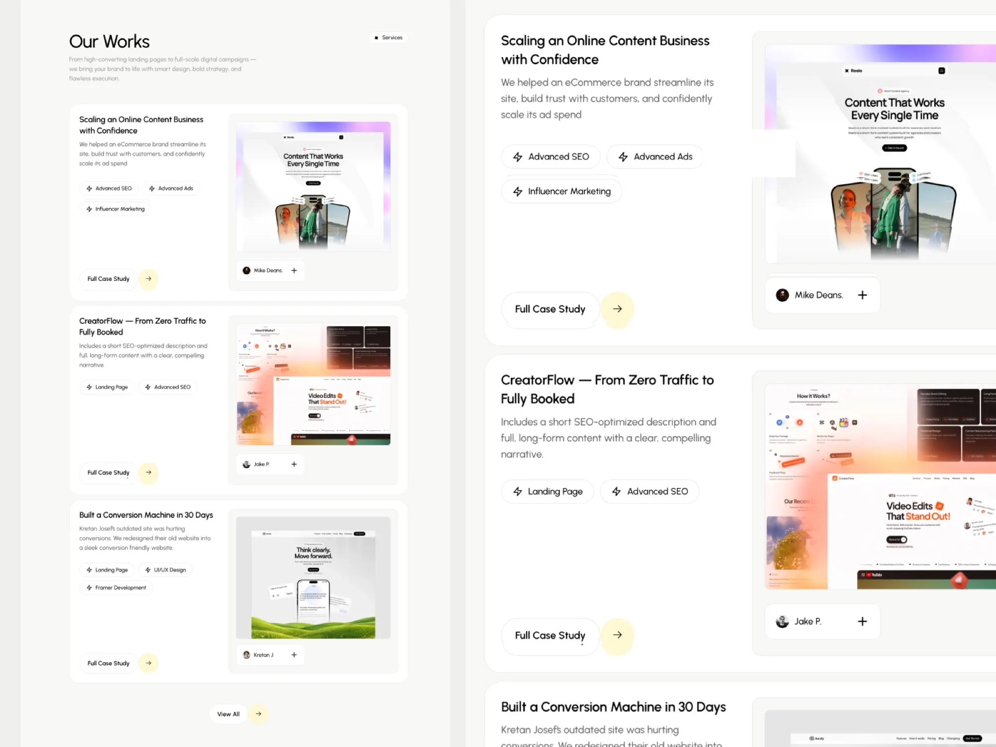 Markflow, more pages