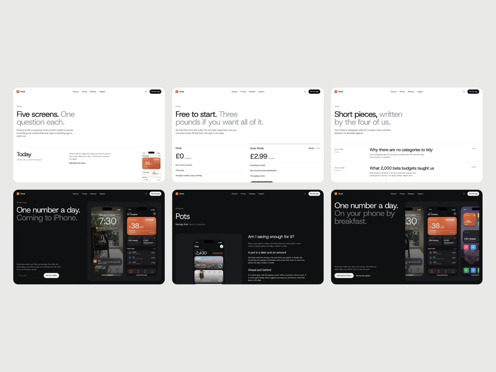 Recents, more pages