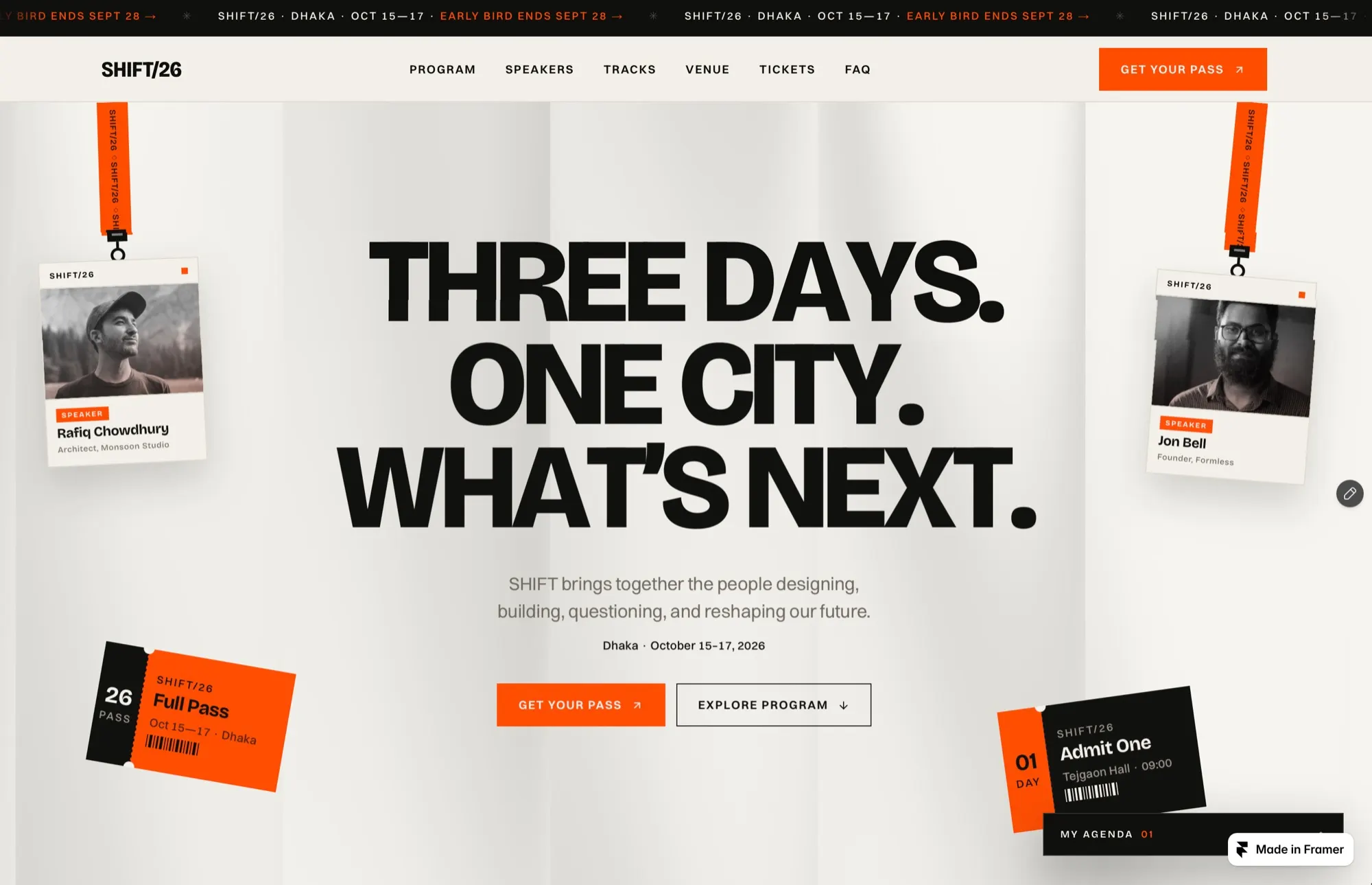 Shift26 home page