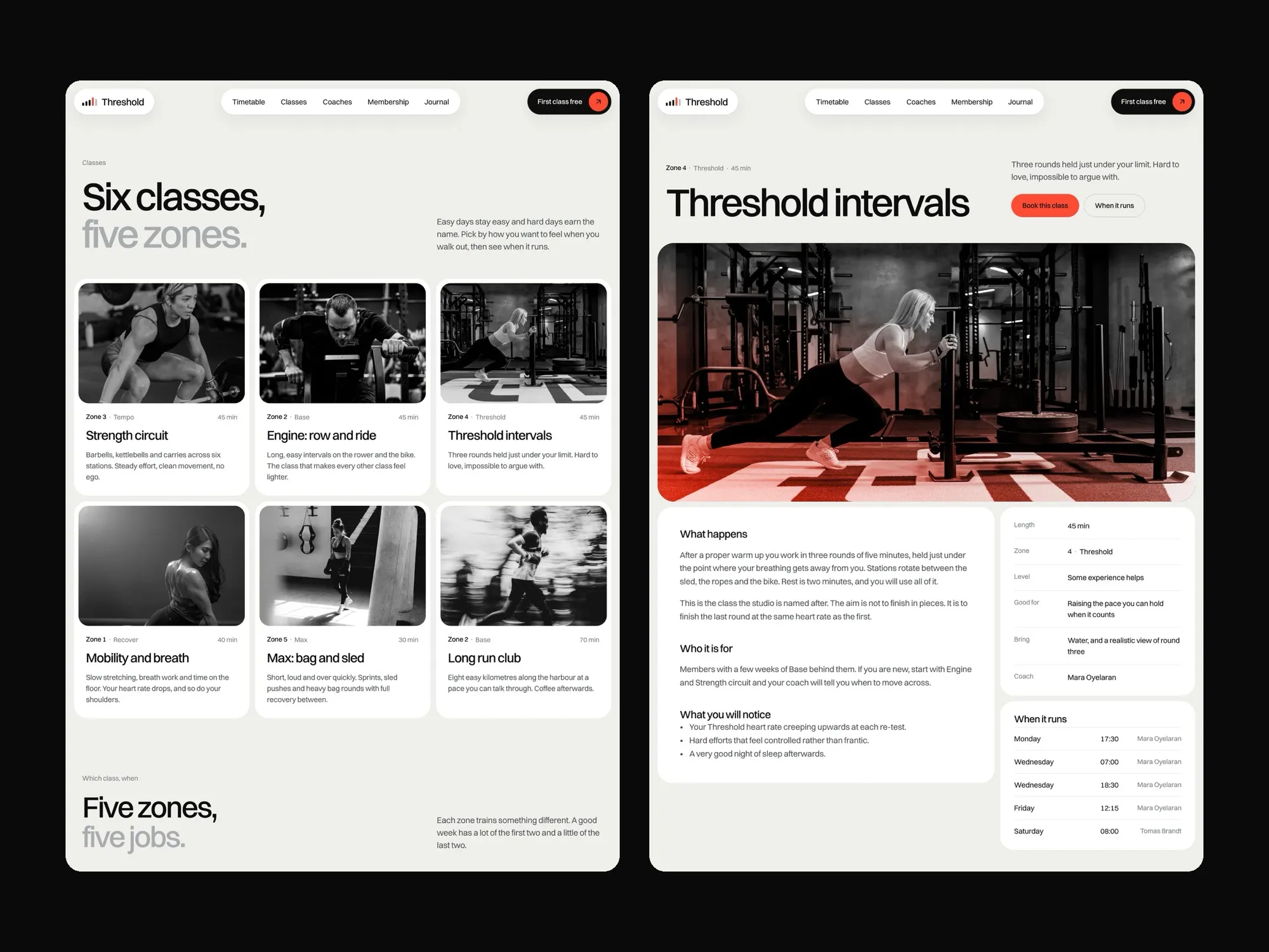 Thres, more pages