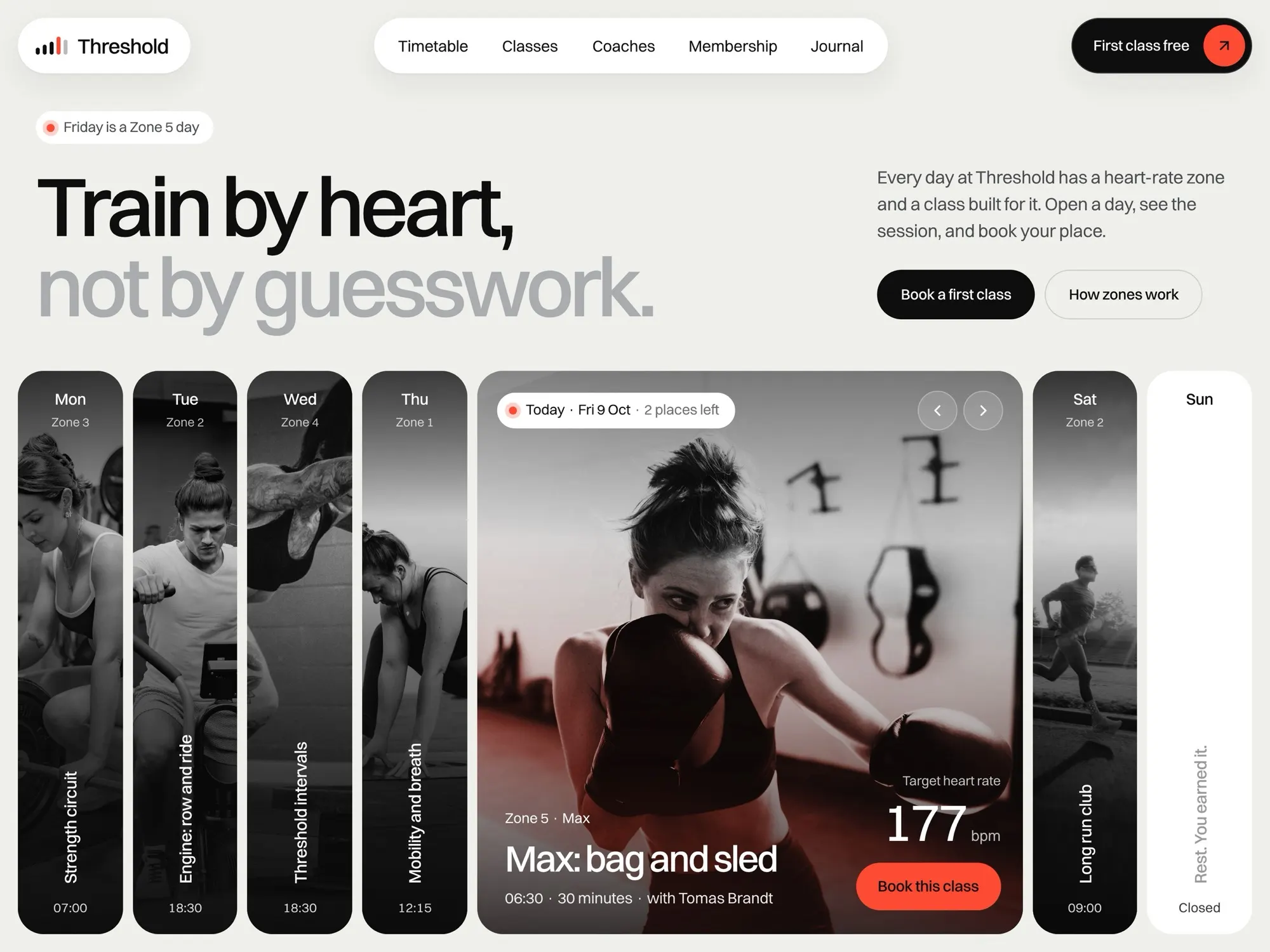 Thres home page