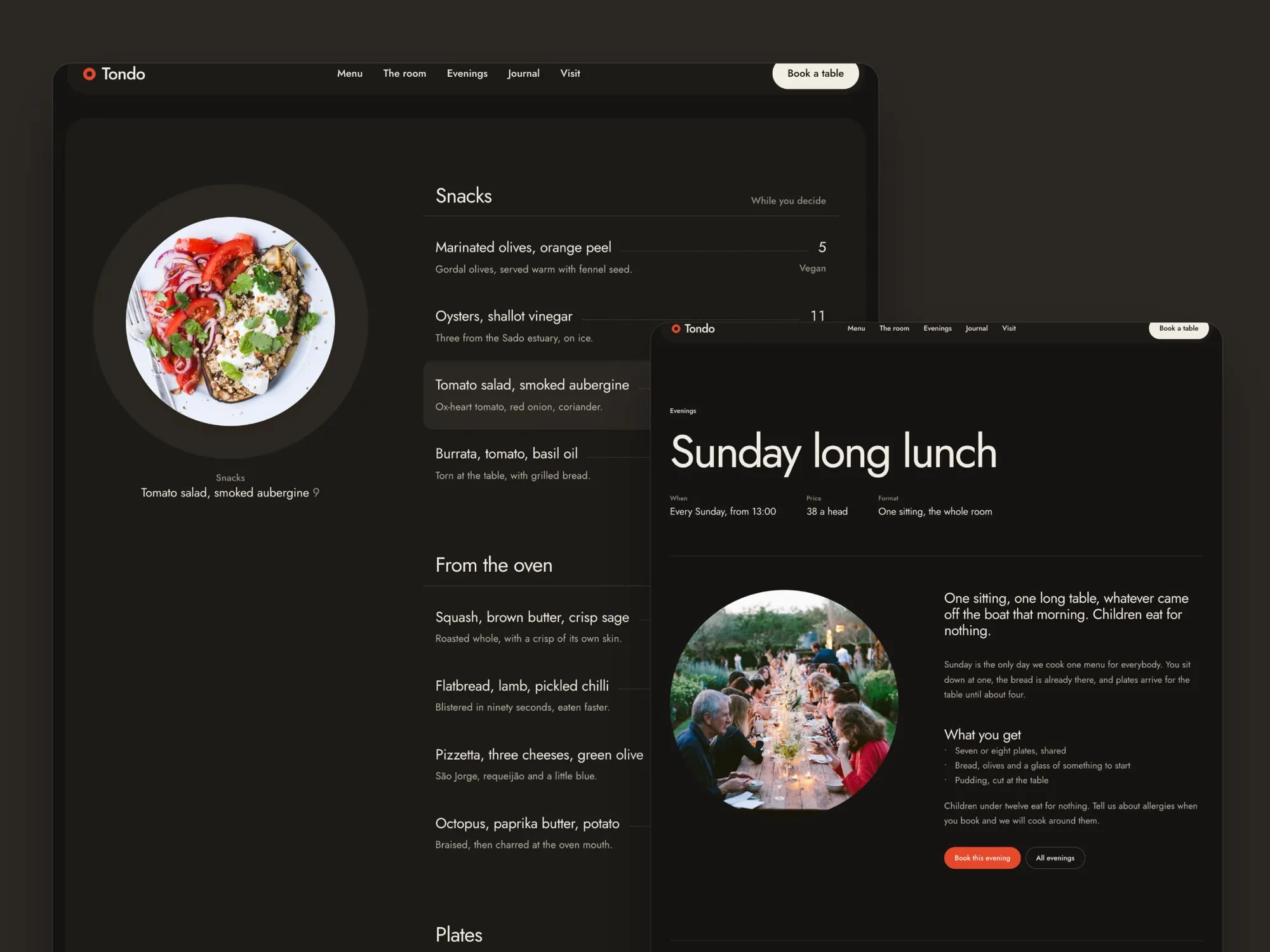Tondo, more pages