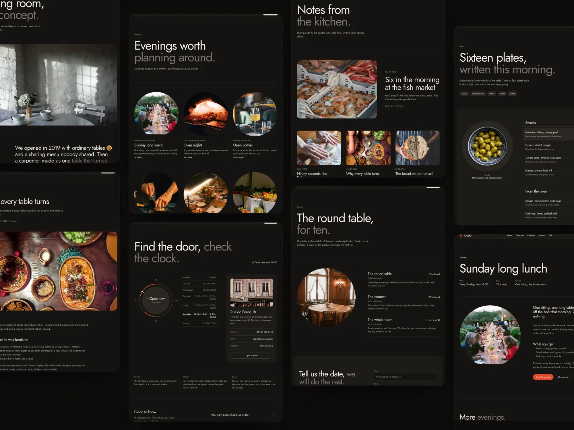 Tondo, more pages
